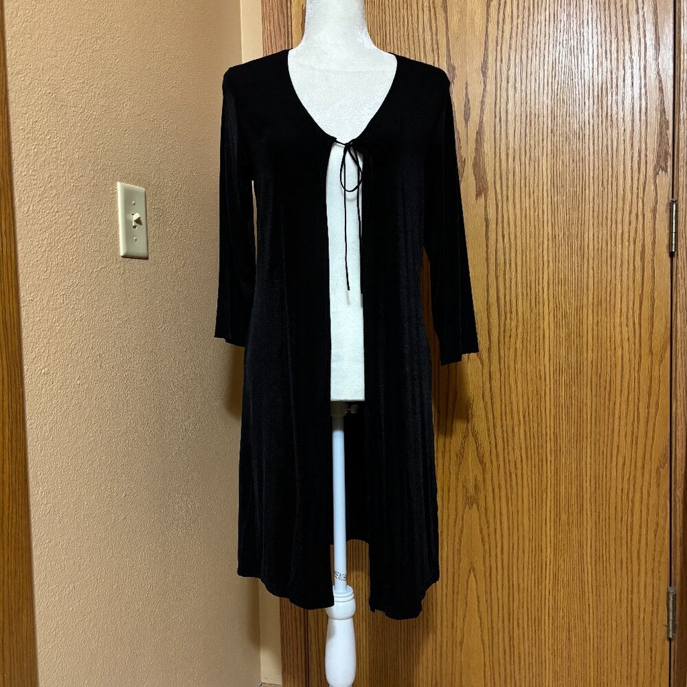 Kathy Ireland ladies Long Duster Black Medium